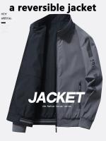 Chaqueta de Moda Casual para Hombres Cierre de Cremallera, Forro de Poliéster, A Prueba de Viento, Ligera para Deportes al Aire Libre Limpieza Seca - details 1