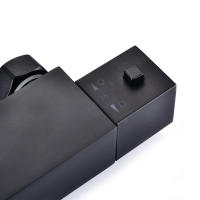 Sistema de termostato, grifo termostático, juego de lluvia, cabezal de ducha negro con ducha de mano - details 9