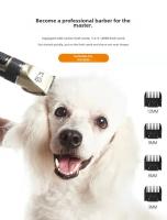 Recortadora de pelo para mascotas, cortapelos eléctrico de peluche para perros grandes, herramientas de eliminación operadas por batería - details 13