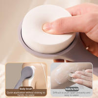 1 Uds aplicador de loción cepillo corporal de baño cepillo acolchado con mango de largo alcance autoaplicación para la espalda pies crema para la piel protector solar - details 3