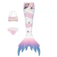 Traje de baño de sirena traje de baño para niños nueva niña traje de princesa de sirena cola de sirena traje de rendimiento para niños - details 7