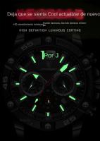 POEDAGAR Multifunción nuevo hombre reloj de silicona con reloj de cuarzo - details 11