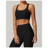 Top de Yoga con Espalda Abierta para Mujeres Sports Bra Deportivo Transpirable con Corte Trasero - details 9