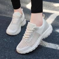 Zapatillas de deporte de moda de las mujeres ahuecadas hacia afuera ultra ligeras grandes de malla transpirable zapatos casuales de los zapatos de las mujeres - details 78