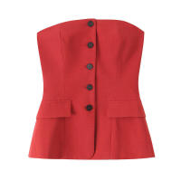 ZOCI- 2025 mujer moda Primavera Verano chaleco sin tirantes estilo conjuntos de Top Casual ajustado pantalones plisados de cintura alta trajes - details 4