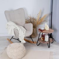 Relax Especial Lactancia para Salón Dormitorio Balcón Sala de Estudio, Tela, Madera Haya. - details 3