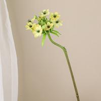 DIY florero decoración de lujo flores artificiales rama tacto Real flor falsa grande planta verde realista sala de estar balcón - details 3