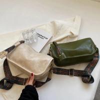 Bolso cruzado Vintage para mujer, bandolera pequeña de cuero PU con diseño de lujo y almohada, a la moda - details 22