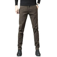 Pantalones de moda versátiles sueltos casuales de tubo recto para hombres pantalones ceñidos 2025 verano fino - details 0