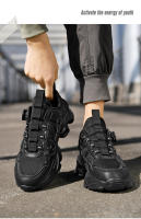 Zapatillas de deporte informales para hombre, tenis de lujo, transpirables, mocasines de moda para correr - details 7