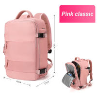 Bolsa de gimnasio USB de 17 pulgadas para mujer, mochila seca y húmeda, mochila de nailon para mujer, bolso de hombro para estudiante, mochila escolar para computadora portátil - details 1