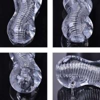 Juguete sexual vaginal transparente de 13cm para hombres 18 Plus masturbador masculino vagina realista ejercitador de agrandamiento de vagina Real erótico - details 3