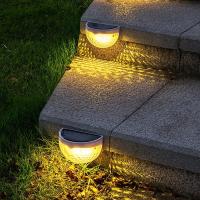 Luces solares impermeables para decoración de jardín, lámpara de pared alimentada por luz Solar, foco de ahorro de energía, blanco, 1-10 piezas, 6 led - details 2