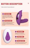 Vibrador de succión de clítoris 2 en 1 con 10 modos, Juguetes sexuales para mujeres, consolador telescópico de 3 velocidades, estimulación del punto G vaginal, producto para adultos - details 7