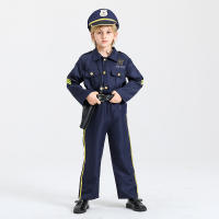 Uniforme de policía de cosplay de Halloween para niños, set de maquillaje para fiesta - details 10