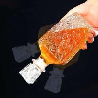 Botella de licor de vidrio de lujo de 500ml/1000ml con tapón de globo sellado, botella de Alcohol de whisky, vino, enjuague bucal - details 3