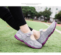 Zapatos Deportivos informales de malla tejida para mujer, zapatillas profesionales antideslizantes para correr, zapatos ligeros y cómodos para mamá, Verano - details 14