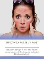 Crema protectora hidratante suave que uniforma el tono de la piel La protección física protege la piel contra daños UV adecuada para cualquier esquí - details 1