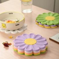 Armarios de silicona con forma resistente al calor, anticalor, decoración fresca para mesa de cocina - details 0