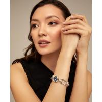 UNOde50-Pulsera de cadena con cristales de agua azul y colgante, Adorna tu muñeca con una pieza única - details 3