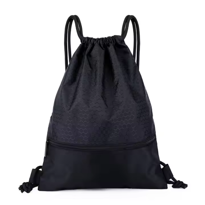 Bolsa de uso en la playa, mochila de red de hombro respetuosa con el medio ambiente, bolsa de compras, mochila con cordón, bolso de hombro, mochila deportiva para gimnasio - 1
