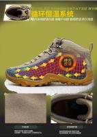 Botas de senderismo de cuero de vaca para hombre y mujer, zapatos de nieve impermeables para exteriores, escalada, montaña, caza, caminar, invierno - details 25