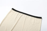 BUNO-Conjunto de 2 piezas de suéter de punto para mujer, cárdigan de manga corta recortada con solapa y minifalda, prendas de punto para mujer, trajes de Falda corta - details 12