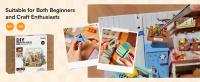 Robotime rolife Dollhouses Dreamy Garden Casa de muñecas en miniatura de madera con muebles para niños y adultos - details 5