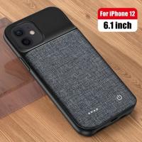 Funda Cargador De Batería Para IPhone 11 12 Pro Max XR XS Max, Funda De Carga Externa, Banco De Energía Portátil Para IPhone 13 Pro Max. - details 11