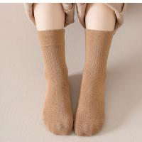 5 pares de calcetines escolares versátiles color café niños y niñas calcetines de algodón de tubo medio - details 18