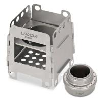 Lixada Estufa de Camping Plegable de Madera de Titanio Ultra Ligera Cocina de Picnic Portátil para Exteriores - details 0