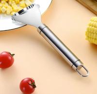 Stainless Steel Corn Peeler Serrated Corn Stripper Peelers Cob Shaver Planer Thresher Cutter Kitchen Fruit Vegetable Gadget Tool - details 6