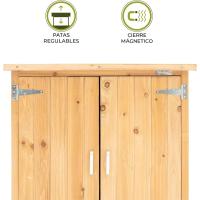 Múltiples usos para jardín 40x75x90 cm en madera con 2 capas de pintura impermeable |   Patas y Suelo. - details 1