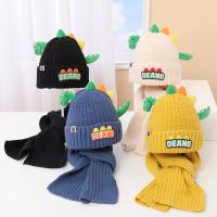 Bufandas y sombreros de invierno para niños, amarillos, dinosaurios, Sombreros infantiles, lindos, pequeños, dinosaurios cálidos - details 5