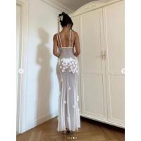 Nuevo vestido europeo y americano de mujer 2025 con cuello en V, empalme sin mangas y cintura hueca. - details 0