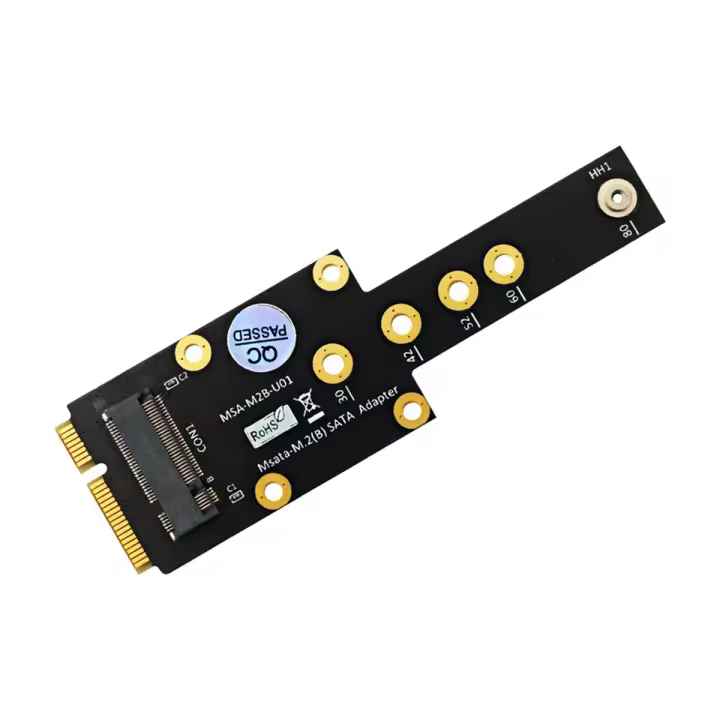 Adaptador MSATA a M.2 Key B, adaptador M.2 SSD a MSATA a M.2 Key B SSD - 1