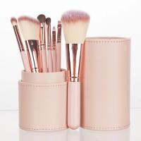 Juego de Brochas de maquillaje profesional de alta gama con cubo, colorete en polvo, sombra de ojos, base de cejas, herramienta - details 3