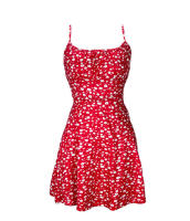 Vestido corto con tirantes florales nuevo estilo francés de verano - details 0