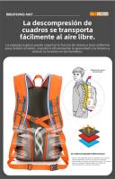 Mochila trekking 40l mujer mochila de senderismo al aire libre - details 9