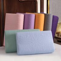 Funda de Almohada de Latex Impermeable Color Sólido Algodón para Dormir - details 2