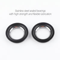 HASSNS-auriculares para bicicleta de montaña, caja de dirección de 44mm, 1 1/8, juego de cabezales integrados para ciclismo con tapa - details 5