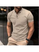 Camiseta deportiva polo con cuello de botones para hombre, verano 2023 - details 1