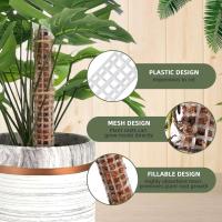 Palo de crecimiento para escalada en jardín, pequeño poste de musgo de plástico, utilizado para pila de soporte de plantas Monstera - details 0