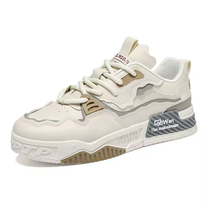 Zapatos de hombre superventas de celebridades de Internet verano 2025 nuevos zapatos planos casuales de suela gruesa que combinan con todo zapatos deportivos antideslizantes para jóvenes - 1