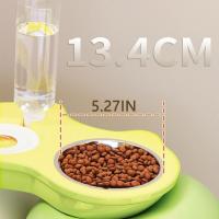 Cuencos desmontables creativos para mascotas, cuenco de alimentación doble de PP para perros, dispensador de agua automático antigolpes, suministros para mascotas - details 11