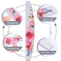 Bloque de Pulido de Buffering de 6 Piezas con Estampado de Flor Herramientas de Belleza para Manicura y Pedicura - details 4