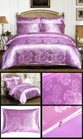 Sábana de Lujo con Forro de Terciopelo Jacquard para Cama Doble Conjunto de Ropa de Cama Euro Sin Sábana Tamaño 220x240 - details 4