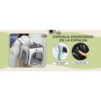 ALLSOPETS Mochila para perros con ventana de malla transpirable con apertura frontal portátil para gatos que viaja con mascotas verde - details 11