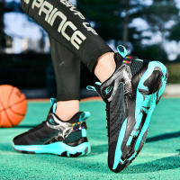 Zapatillas de baloncesto de gran tamaño para hombre, zapatos deportivos transpirables con superficie de malla absorbente antideslizante - details 12