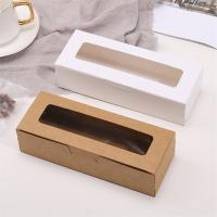 Cajas de macarrón con ventana de exhibición transparente, contenedor de macarrones o Kit de caja de embalaje para Postres de Chocolate y pasteles B, 25 piezas - details 5